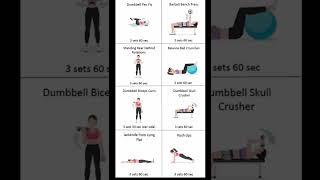 Female chest workout before and after | Girls exercise #shorts #fitandhealthy