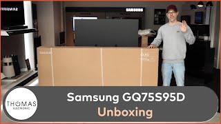 UNBOXING - Samsung GQ77S95DATXZG 4K QD-OLED TV 2024 - S95D 4K OLED - Thomas Electronic Online Shop