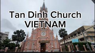 【TRAVEL VLOG】NAH THO TAN DINH (Famous Pink Church) at Ho Chi Minh City