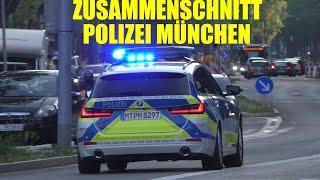 [XXL Polizei München Zusammenschnitt] Einsatzfahrten Polizei, Zivile, Bundespolizei und USK