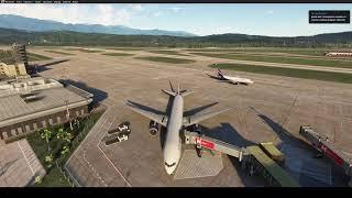 MSFS 2020 PMDG 777-300ER, AFL005, Vatsim, Samara(UWWW) - Sochi(URSS)