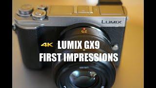 Panasonic Lumix GX9 First Impressions (let's take it on a hike)