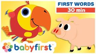 Toddler Learning Video | Color Crew & Larry Surprise Eggs | Farm Animals & Games for Kids |BabyFirst