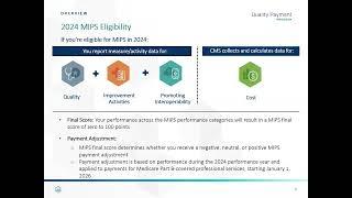 2024 MIPS Overview Webinar