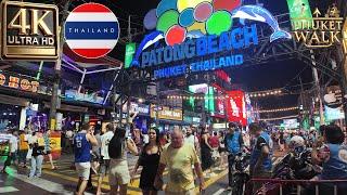 Thailand Phuket 4K Midnight Walk in Patong’s Nightlife & Party District | 4K Ultra HD Phuket Walk