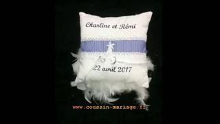 coussin porte-alliances : le marin