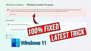 How to fix Your PC does not meet the minimum hardware requirements for Windows 11 Your device is not