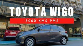 Toyota Wigo 2024 5000kms preventive maintenance #toyota #toyotawigo2024