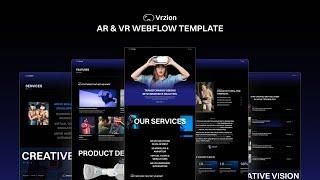 Vrzion - AR & VR Website Template / Vrzion - The Future of AR & VR Website Design