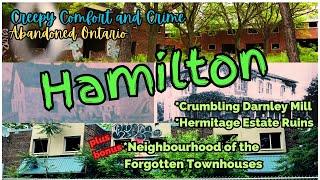 Hamilton. Crumbling Darnley Mill, Hermitage Estate Ruins, Forgotten neighbourhood