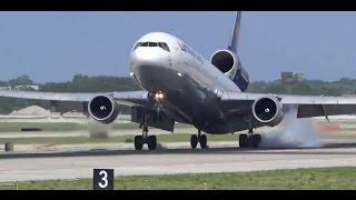 (HD) Heavy Aircraft Touchdowns! - Plane Spotting For Aviation Universe Store's Richard Wells