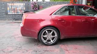 2008 CADILLAC CTS WITH 20 INCH CHROME RIMS & TIRES