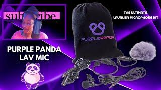 Unboxing the Best Budget Lavalier Mic:  #PurplePanda mic Lavalier microphone