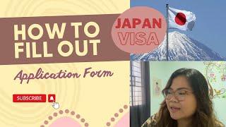 Japan Visa Application Form - How to fill out, Step-by-step guide