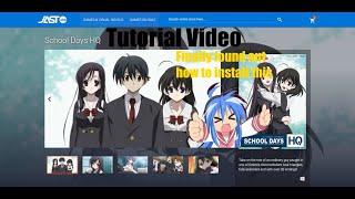 JAST USA - School Days HQ Tutorial