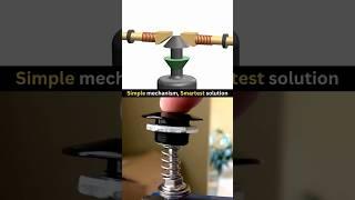 Push Button Spring Latch  Simple Design but very useful mechanism ️ #cad #3ddesign #mechanical
