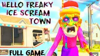 Hello Freaky Ice Scream Neighbor Town Gameplay Walkthrough (Android/IOS)