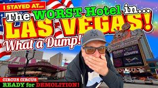 I STAYED at THE WORST RATED HOTEL in LAS VEGAS! This DUMP Needs DEMOLISHING!