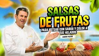 Salsas de frutas para vetear tus helados artesanales, Sandro Piccioni Coaching