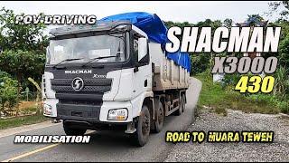 pov driving SHACMAN X3000 [mobilisation]