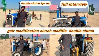 double clutch kya h  gair modifiction axel change full interview tractor stunt 240