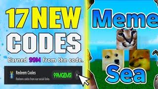 *NEW CODES* ROBLOX MEME SEA CODES 2024 | MEME SEA CODES | MEME SEA CODE