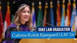 Duke Law Graduation 2024 | Cathrine Rohde Kjaergaard LLM '24