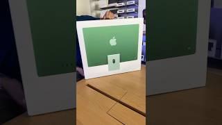 The new M4 iMac in Green!  #imac #apple #m4chip