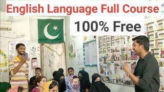 English Language Full Course 100% Free From Sir waqar Waheed |Spoken English Course