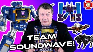 TRANSFORMERS G1 SOUNDWAVE Legacy United with Cassettes Review