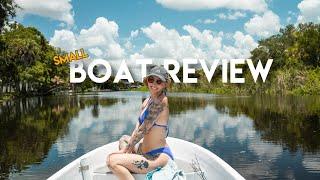 SMALL FIBERGLASS BOAT REVIEW - MODIFIED V HULL CACCI CRAFT