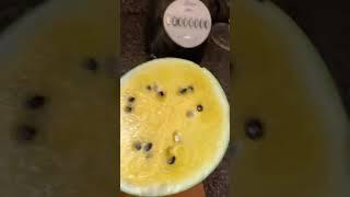 Tasting Yellow Watermelon