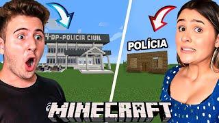 DESAFIO DE CONSTRUÇÃO NO MINECRAFT! (AO VIVO)