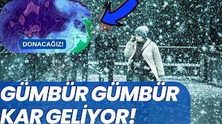 YOĞUN KAR VE TİPİ GELİYOR!