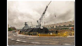 Battleship New Jersey BB62 Dry Docked First Time In 32 Years