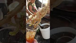 Fried Isaw at Calamares Street food sa Makati