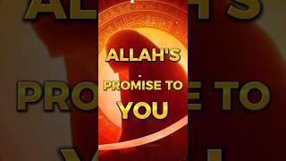 ALLAH'S PROMISE TO YOU #shorts #islam