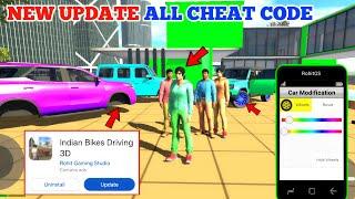 Indian Bike Driving 3D New Update All New Secret Cheat Code | New House+Npc Code | Harsh in Game