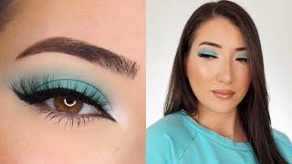 TEAL SMOKEY EYE MAKEUP TUTORIAL