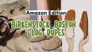 Super Affordable Birkenstock Boston Clog Dupes | Amazon Edition