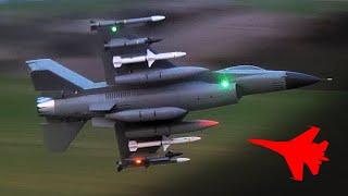 Badass Flights at Dusk !! +COBRA ️ F-16 Fighting Falcon R/C Jet