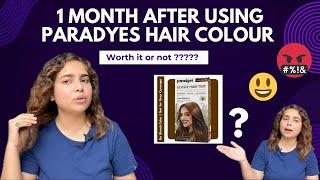 Paradyes hair colour review after 1 month | Worth it ?? #paradyes #haircolor