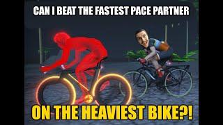 Can I beat Zwift's FASTEST Pace Partner...on the HEAVIEST bike?!