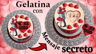 Gelatina con MENSAJE SECRETO / Gelatina con Transfer