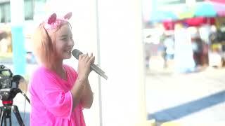 (현장방송)케이팝스토리TV 실시간 방송 Wolmido Amusement Park, Incheon, South KoreaSinger Wolmido busking on location