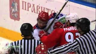 Hockey Fight: Radivojevic vs Kurbatov