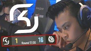 SK LOSE Map 16-1 To RANK #40 Team!