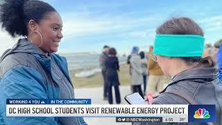 DC High School Students Visit Renewable Energy Project | NBC4 Washington