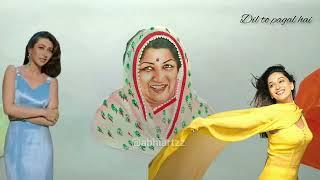 Lata Mangeshkar journey | A Tribute to Lata Mangeshkar|Drawing-abhiartzz