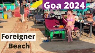 A Beautiful Day & Night in Foreigner Beach in Goa |  Must Visit Place in Goa 2024